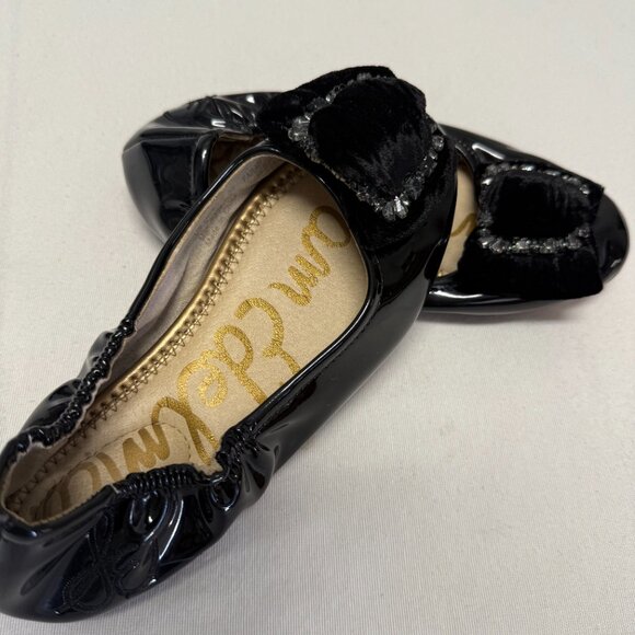 Sam Edelman Kids Black Buckle Slip On Shoes Size 1 - Picture 2 of 8